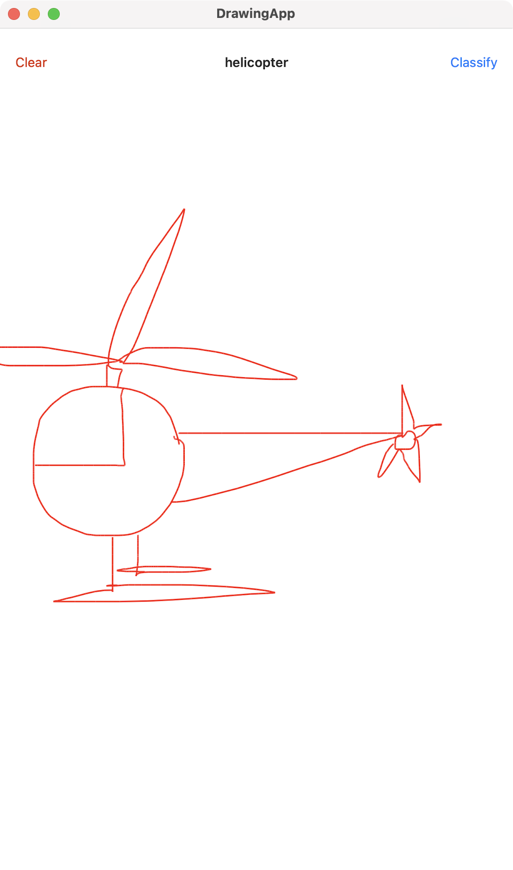 Drawing Recognition App - iOS